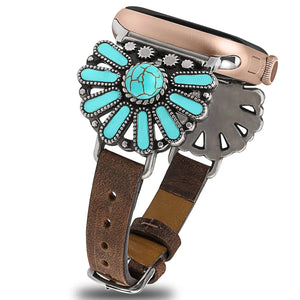 Western Vintage Leather Apple Watch Band - 7 Color Options 38mm - 49mm Axios Bands