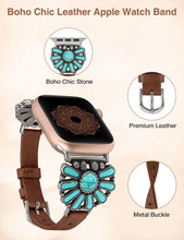 Load image into Gallery viewer, Western Vintage Leather Apple Watch Band - 7 Color Options 38mm - 49mm Axios Bands
