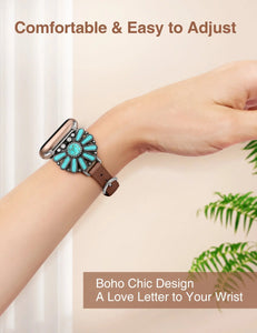 Western Vintage Leather Apple Watch Band - 7 Color Options 38mm - 49mm Axios Bands
