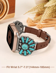 Western Vintage Leather Apple Watch Band - 7 Color Options 38mm - 49mm Axios Bands