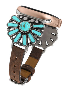 Western Vintage Leather Apple Watch Band - 7 Color Options 38mm - 49mm Axios Bands