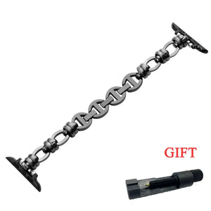 Women Charm Metal Link Strap for Apple Watch Band Axios Bands