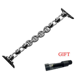 Women Charm Metal Link Strap for Apple Watch Band 8 Color Options 38mm - 49mm - 