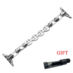 Women Charm Metal Link Strap for Apple Watch Band 8 Color Options 38mm - 49mm - 