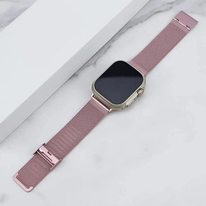 Women's Metal Wrist Strap for Apple Watch 38mm to 49mm - 5 Colors Axios Bands