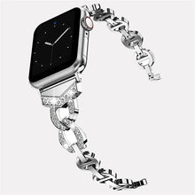 Load image into Gallery viewer, Women’s Rhinestone Diamond Steel Strap for Apple Watch Band - 5 Colors Axios Bands
