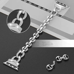 Women’s Rhinestone Diamond Steel Strap for Apple Watch Band - 5 Colors - 
