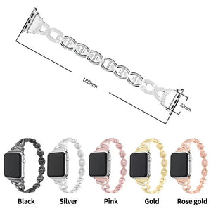 Women’s Rhinestone Diamond Steel Strap for Apple Watch Band - 5 Colors Axios Bands