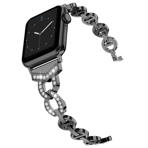 Women’s Rhinestone Diamond Steel Strap for Apple Watch Band - 5 Colors Axios Bands