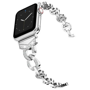 Women’s Rhinestone Diamond Steel Strap for Apple Watch Band - 5 Colors Axios Bands
